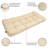Bergholt Outdoor 5'' Bench Seat Cushion-86773866-86773864