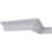 1 1/2"H x 1 1/2"P x 2 1/4"F x 94 1/2"L Tyrone Smooth Crown Moulding