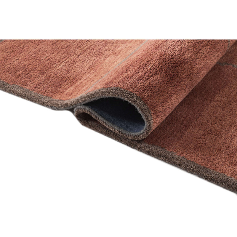 Tapis d'intérieur en laine touffeté à la main Merritt Tira, Rectangle de 5 pi x 8 pi