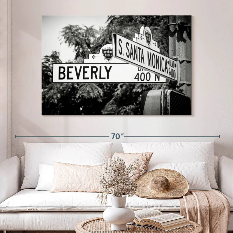 Plaque de rue Lynelle, Californie, LA, H 34 po x l 51 po