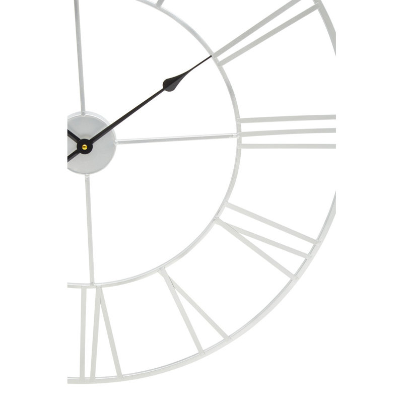 Ezzie Metal Wall Clock, 80cm H x 80cm W x 4cm D
