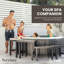 2 bancs d'accessoires PureSpa moyens Intex 28515E, compatibles avec spas pour 4 personnes