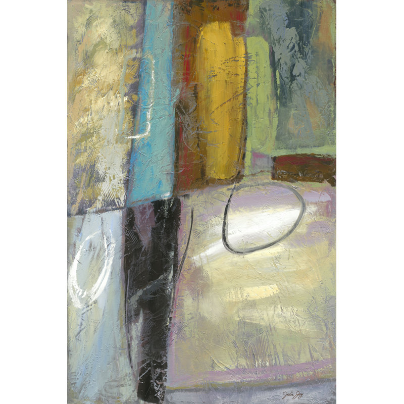 " Cool Jazz II " by Julie Joy Painting Print, 12" H x 8" W