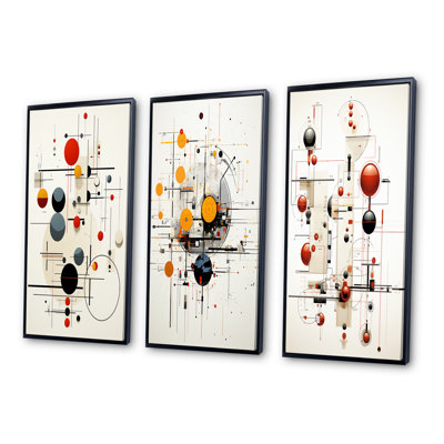 «Mystery Source codes Minimal Geometric I», 3 pièces