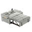 Canapé extensible avec rangement, structure en métal et mousse, gris moderne pour petits espaces-1623266413