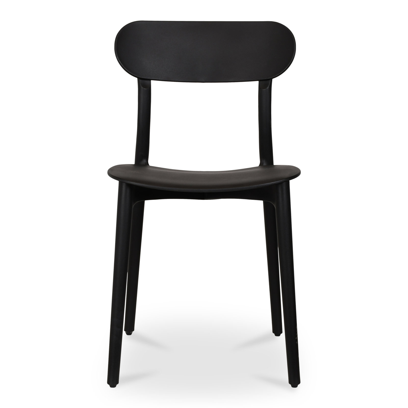 Romona Patio Side Chair, Black