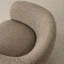 Chaise avec accoudoirs pivotante de 31 po de large et rembourrée en tweed 31 po - Rotation à 360 ° (paquet de 1)-1179173399-1179324702