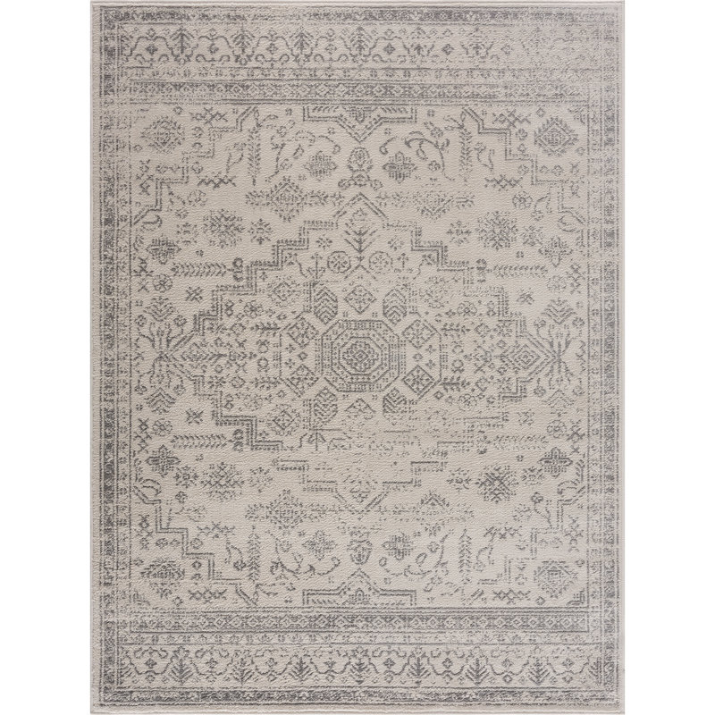 Tapis gris Cobien, Rectangle 5 pi 3 po x 7 pi