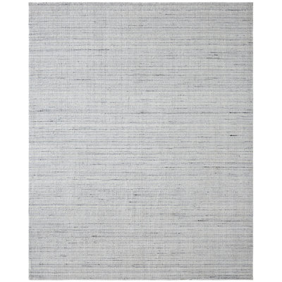 Kordel Hand Loomed Striped Area Rug in Gray