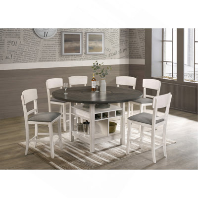 Tabouret de bar rembourré 2 pièces