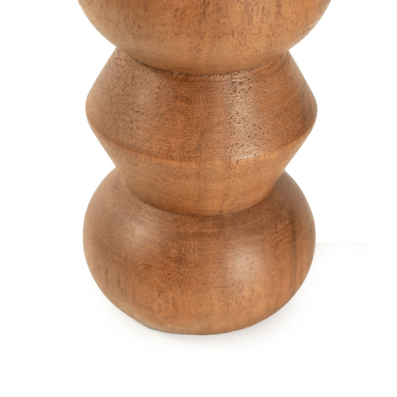Petit porte-bougie Timber, H 5,5 po x l 2,25 po x P 2,25 po