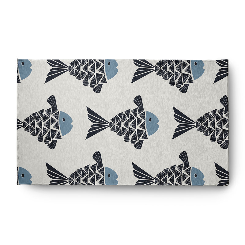 Tapis gris Donahu tissé à plat, Rectangle 3 pi x 5 pi