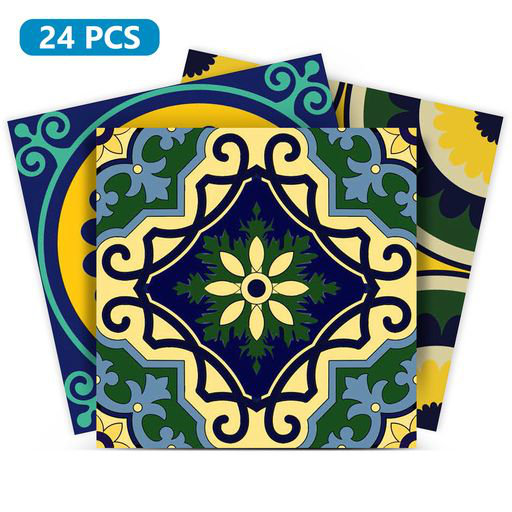 Carreau de vinyle autocollant en vinyle, L 6 po x l 6 po