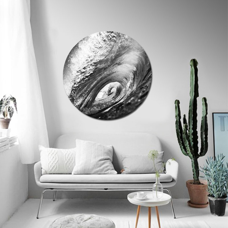 Tunnel Vision Print, Round 46" x 46"