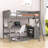 Wood Loft Bed With Desk And Shelves-1212498773-1212498775