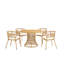 Table de salle à manger portative pliable en bois multifonctionnelle, naturelle intérieure et extérieure universelle-1820487409