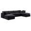 Ensemble modulaire de coin en velours 6 pièces Itala-94482503