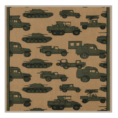 Tapis de transport brun lavable à la machine