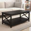 Table basse moderne avec plateau en MDF avec laque UV