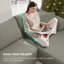 104" Modular L-Shape Cioffi with Chaise, Comfy Deep-Seat Cloud-Couch, Corduroy-646497015