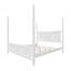 Lit à baldaquin traditionnel en bois massif avec grille horizontale-1444918585-1444918582