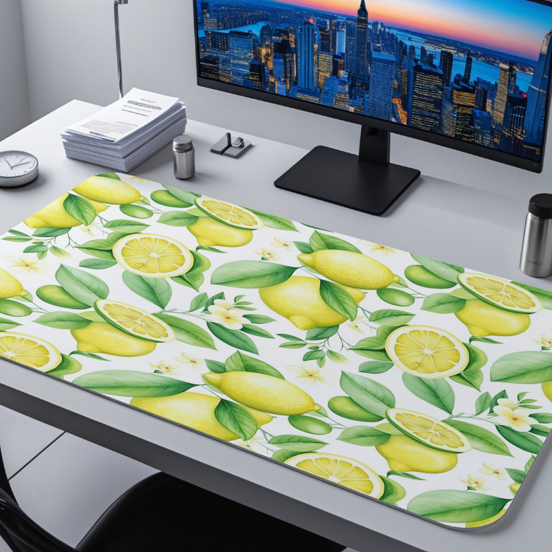 Polyester Desk Pad, 14.4x12.1