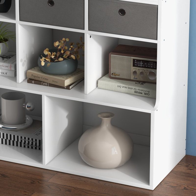 Large Kids Bookshelf With 7 Apartments Open Storage 