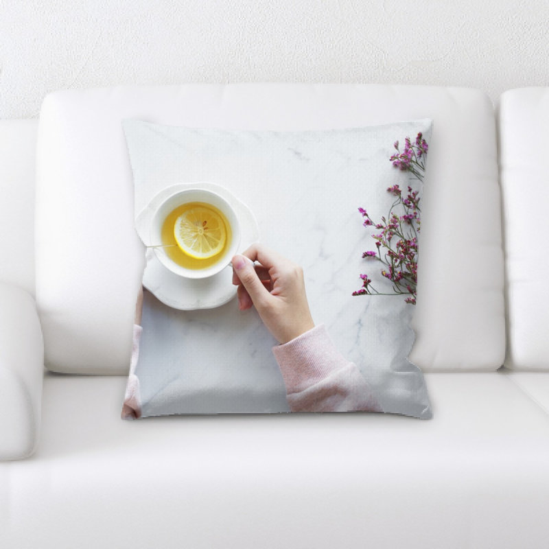 Coussin décoratif fleur