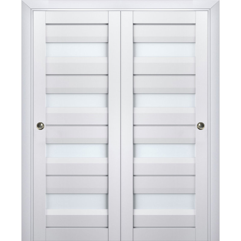 Portes de placard Veregio, 36 po x 84 po, Blanc