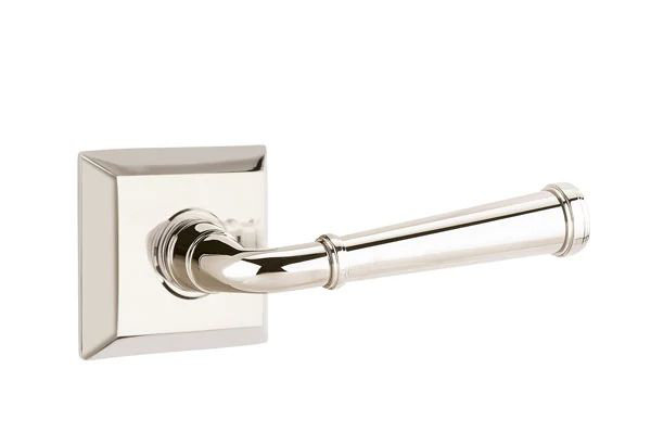 Levier de porte de passage, Nickel poli, Oui