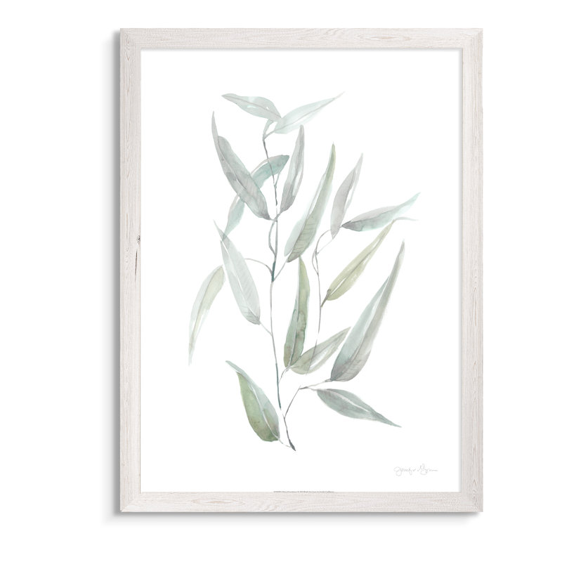 « ethereal eucalyptus i » par paul cezanne-reproduction d’art sur image, H 24 po x l 18 po x P 1,25 po, Cadre de toile blanc