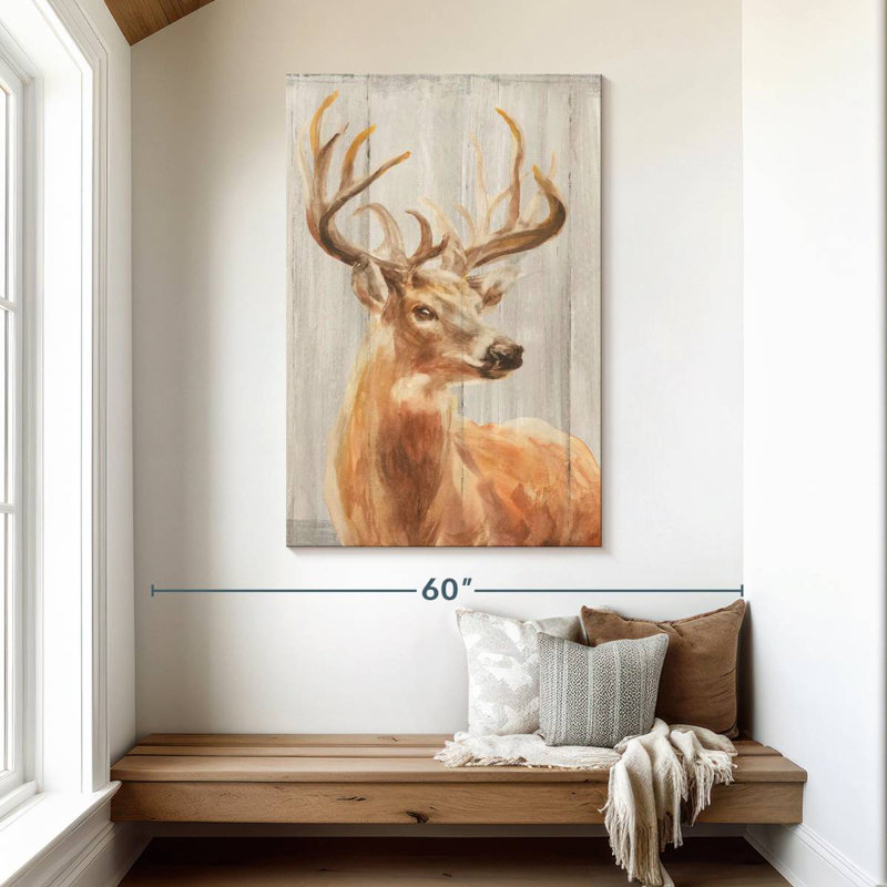 Brampt Woodland Holidays Stag, 48" H x 32" W