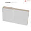 Portes coulissantes en bois givré Quadro-75674785