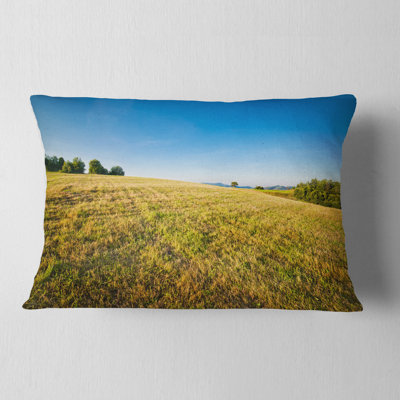 Coussin lombaire lever de soleil sur les montagnes