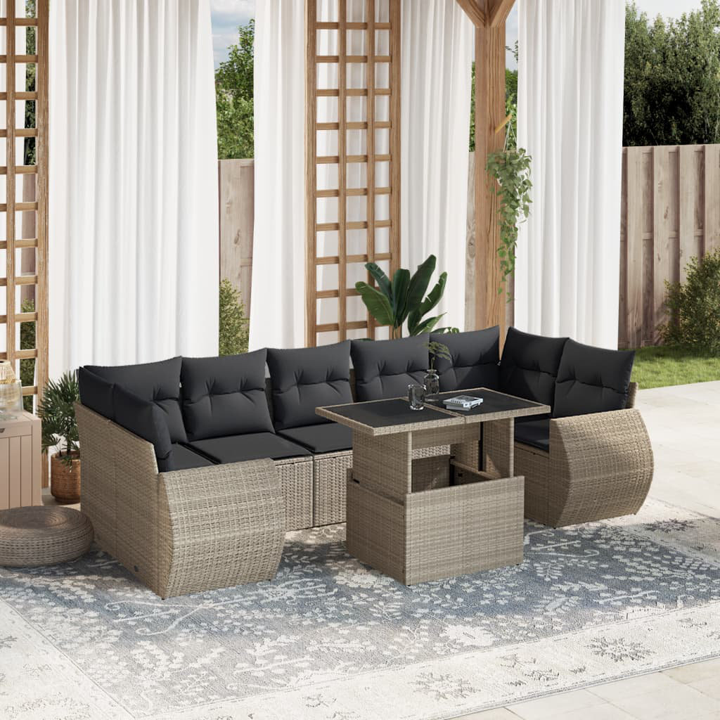 Gartensofa mit Kissen