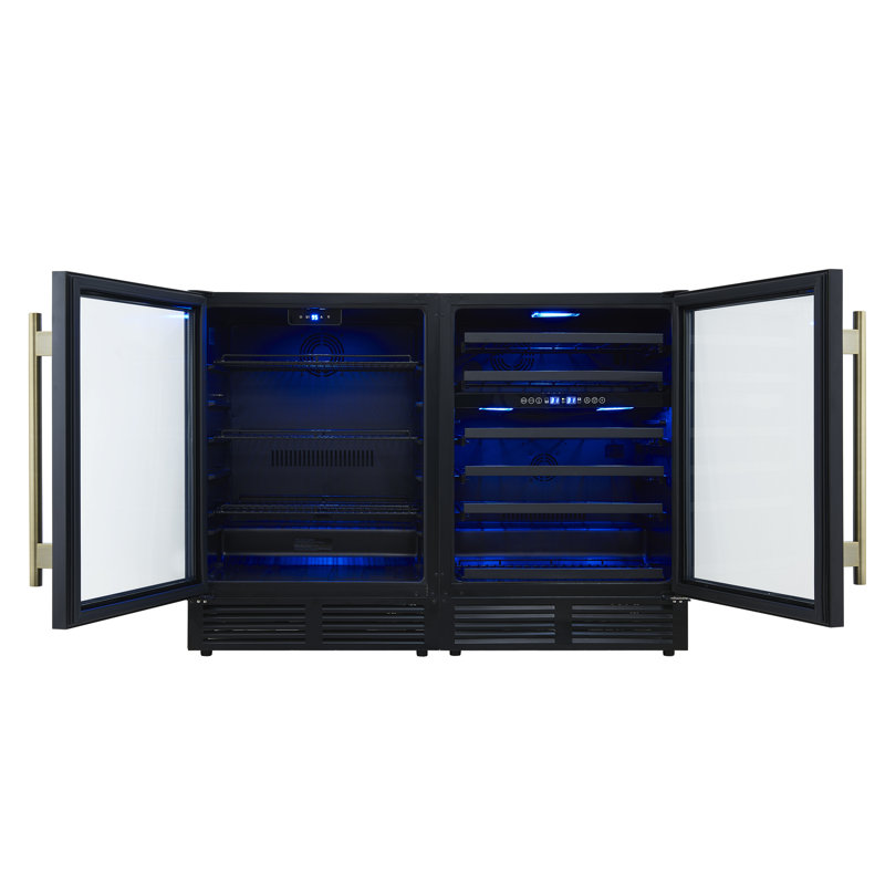 Gemello 48" Wine/Beverage Cool Black, Black