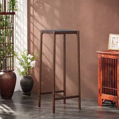 Solid Wood Plant Stand Natural Wood Grain Mortise by dujinlong home