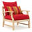 Paulet 4 Piece Sofa Seating Seating Group With Sunbrella Cushion Covers-664092858