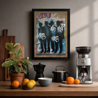 Urban Silhouettes Industrial - Framed Print