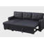 Canapé modulaire rembourré avec méridienne-527048318