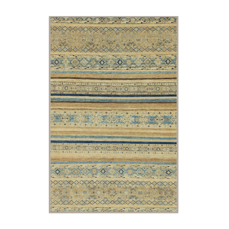 Abstract Indoor Rug, Round 4'