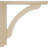 2 1/2"W x 12 3/4"D x 12 1/4"H Reece Shelf Bracket, Rubberwood-57861980-58550651