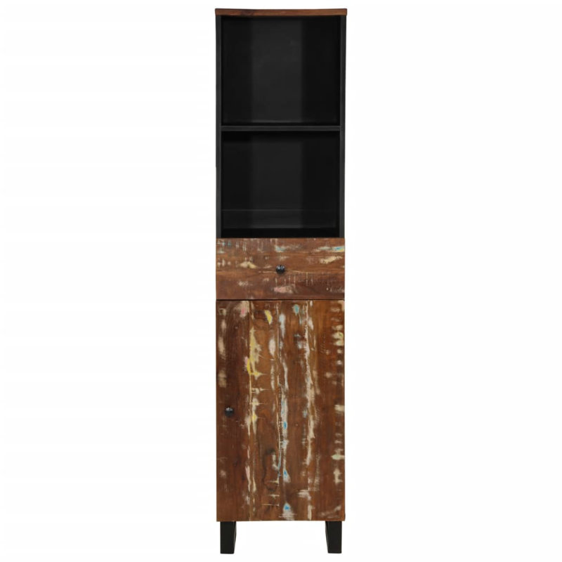 Leyhill Linen Cabinet, Brown/Green