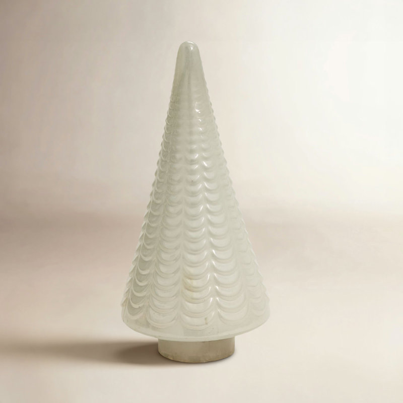 Arbre, H 18,25 po x l 8 po x P 8 po, Blanc
