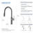 KIBI Hilo Pull Down Kitchen Faucet-41659827-48024395