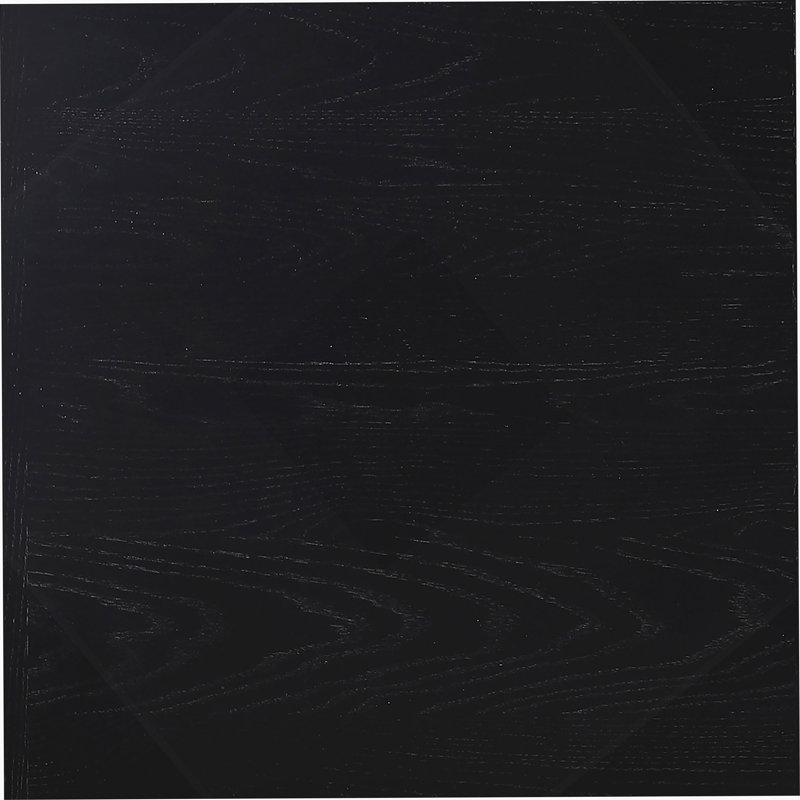 Ensemble de salle à manger 5 pièces gris anthracite et noir, 5 pièces: table, 4 chaises