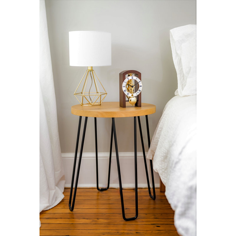 Patterson Solid Wood Mechanical Clock, Brown