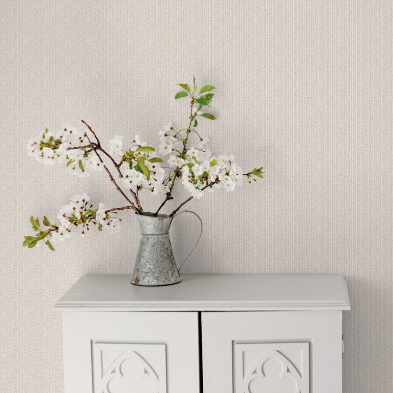 Aleris 10m x 53cm Matte Wallpaper Roll, Taupe/Beige