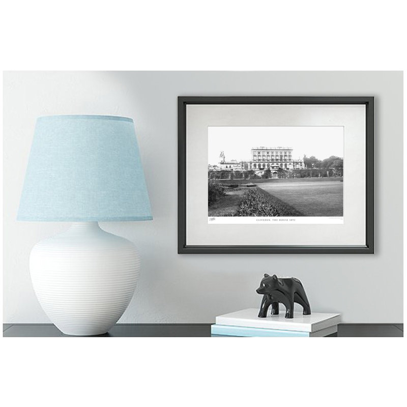 Cliveden, The House 1893 by Francis Frith - Single Picture Frame Print, 45cm H x 60cm W x 2.3cm D