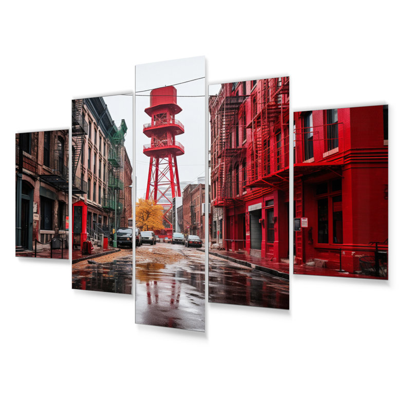 «Canada Montreal Melody III - Cityscapes», ensemble de reproductions d'art mural en métal